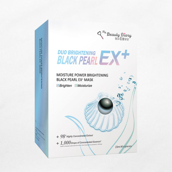 My Beauty Diary Moisture Power Brightening Black Pearl EX+ Mask 6s